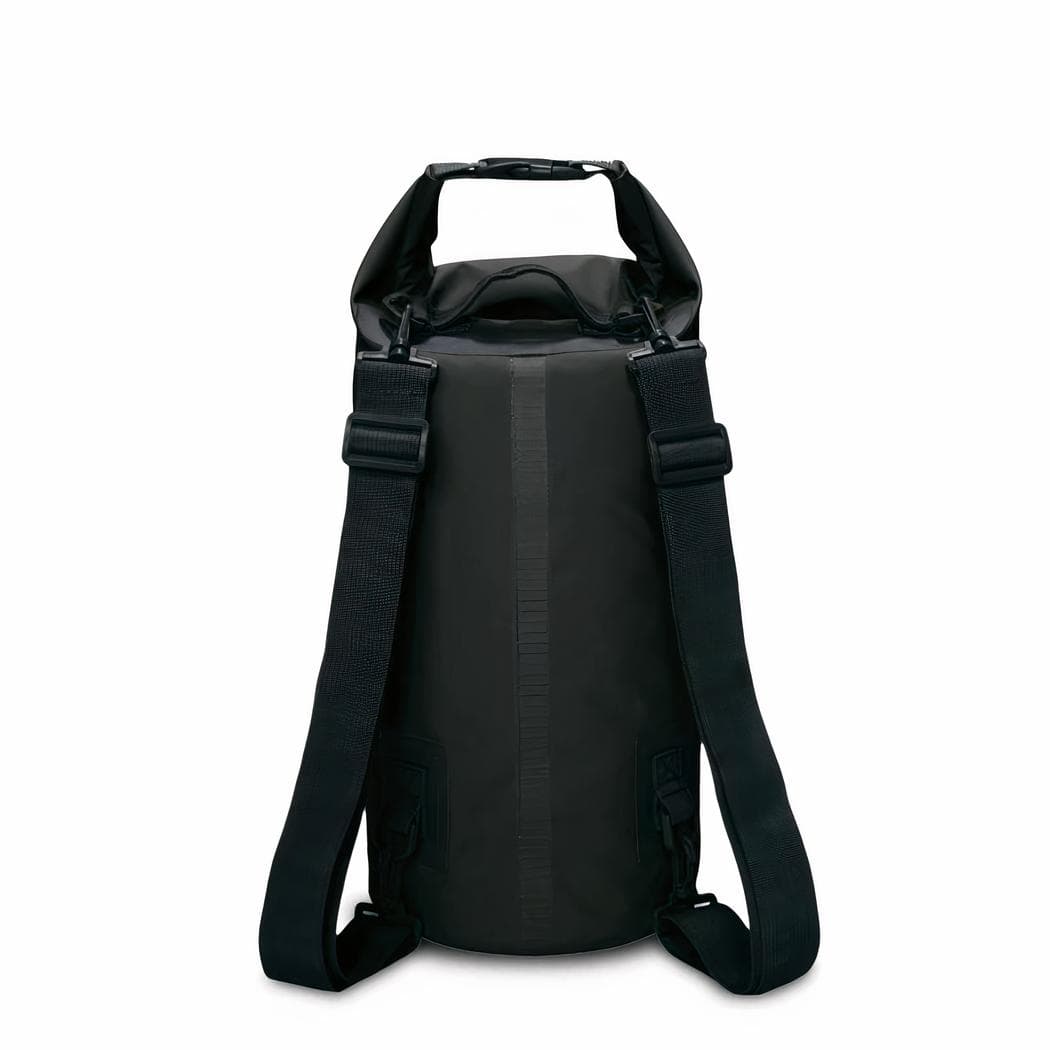 Sac à dos de plage étanche en PVC - noir,15l