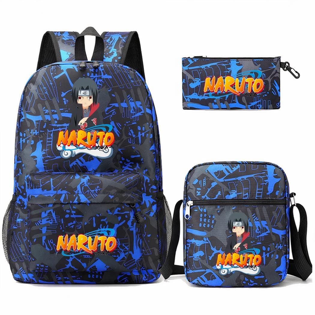 Sac à dos Naruto bleu et noir - 2