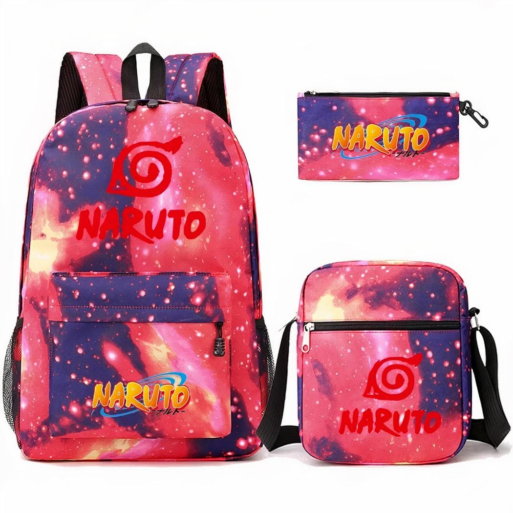 Sac à dos Naruto galaxie rose - 4