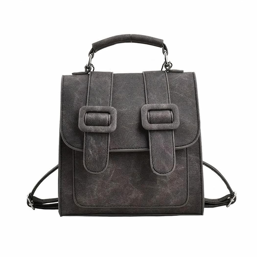 Sac à dos cartable mode pour femme - noir