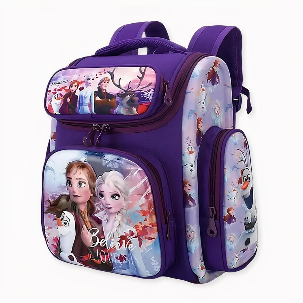 Sac à dos d'écolière Reine des Neiges pour enfant