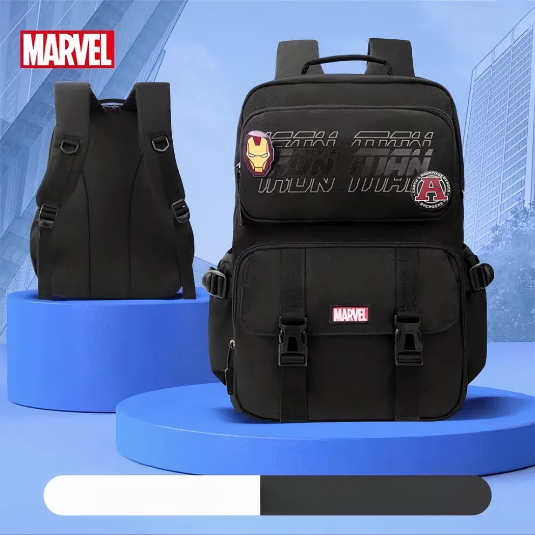 Sac à dos d'écolier Marvel Captain America - noir