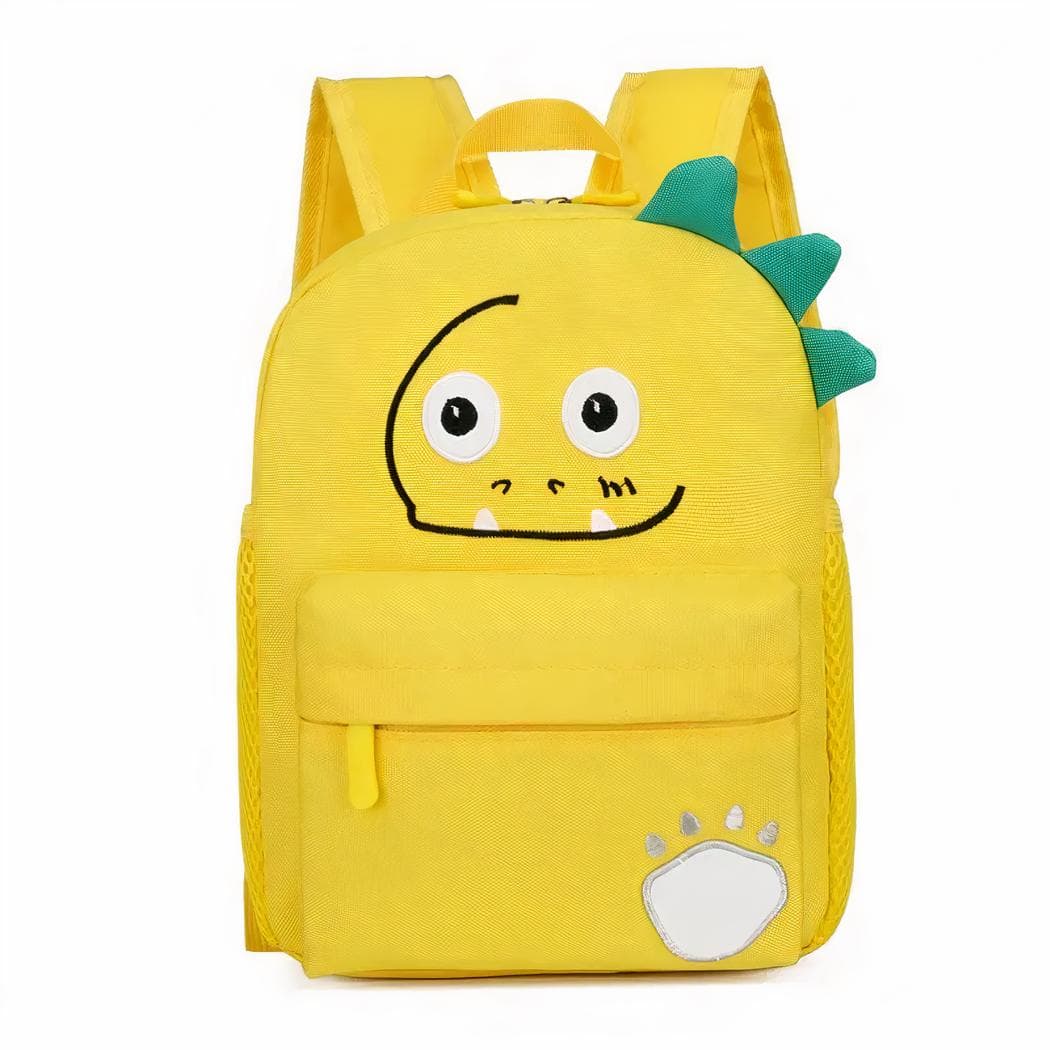 Sac à dos personnalisé avec motif dinosaure pour enfant - jaune