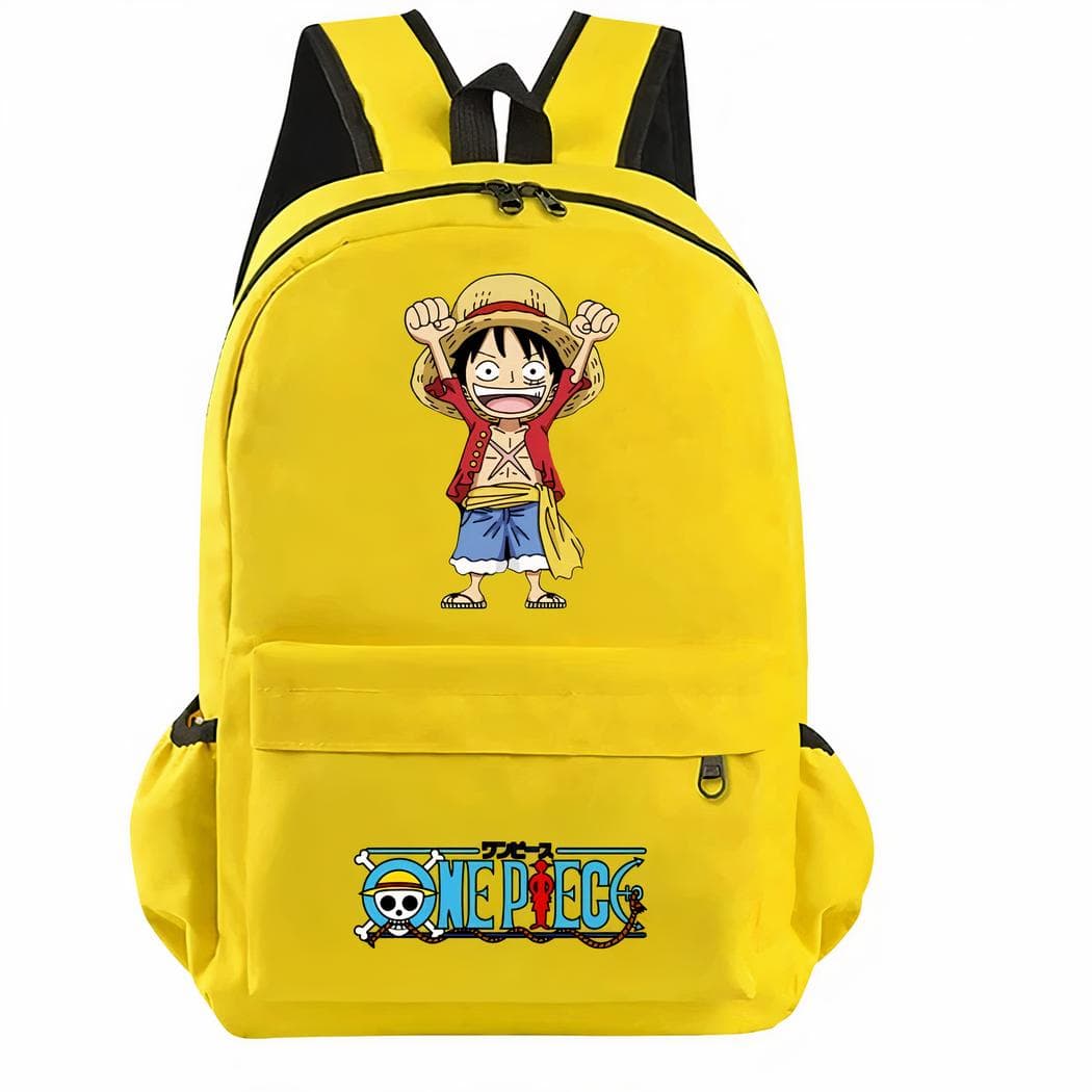 Sac à dos One Piece jaune - 3