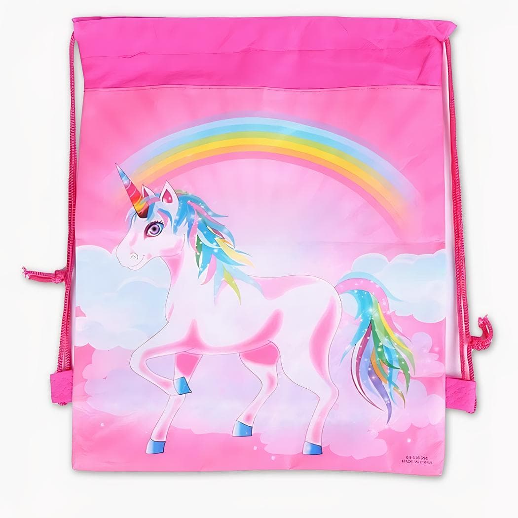 Sac à dos licorne rose en toile