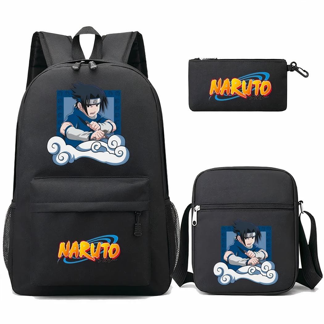 Sac à dos Naruto noir trois pièces - 4
