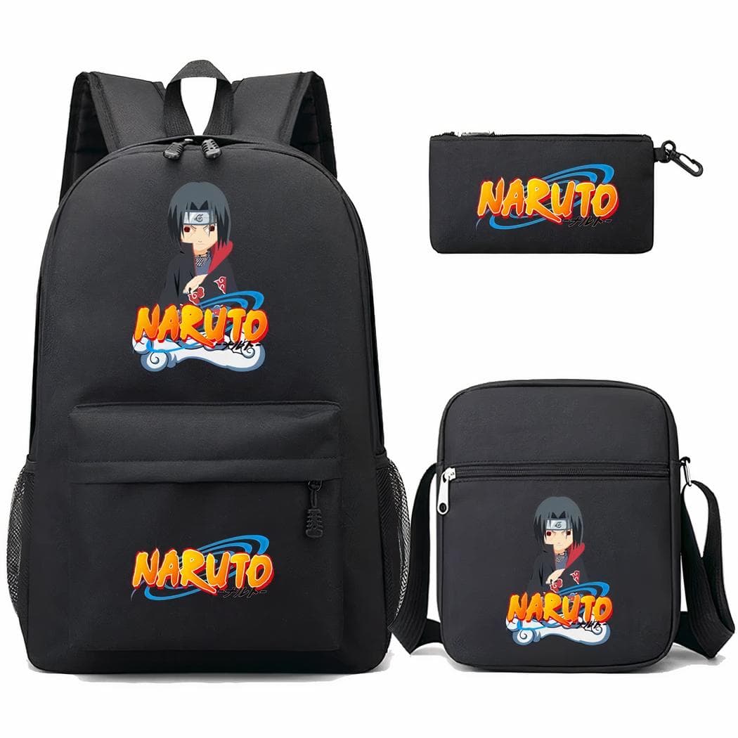Sac à dos Naruto noir trois pièces - 6