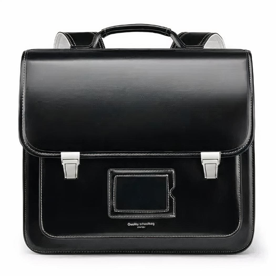 Cartable traditionnel pour homme - noir