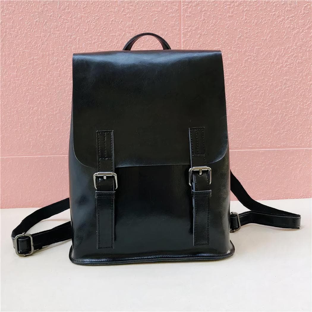 Cartable avec deux sangles pour homme - noir