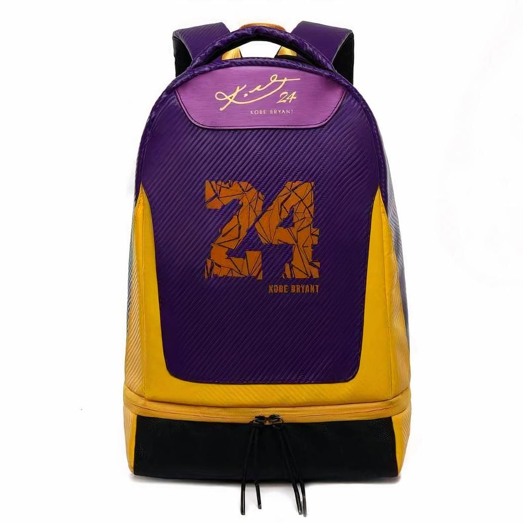 Sac à dos sport basketball motif Kobe Bryant - violet