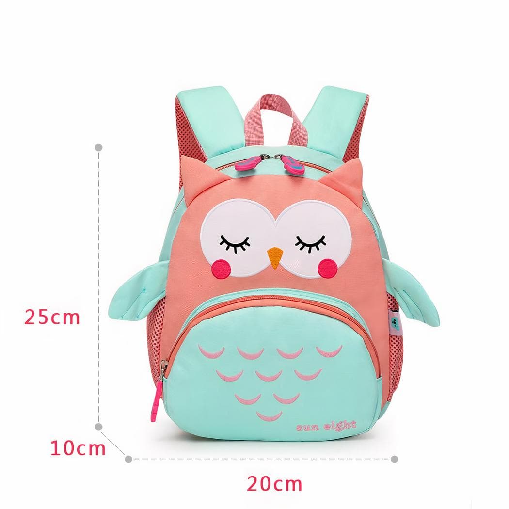 Sac à dos d'école avec motifs d'animaux 3D pour enfant - poulet