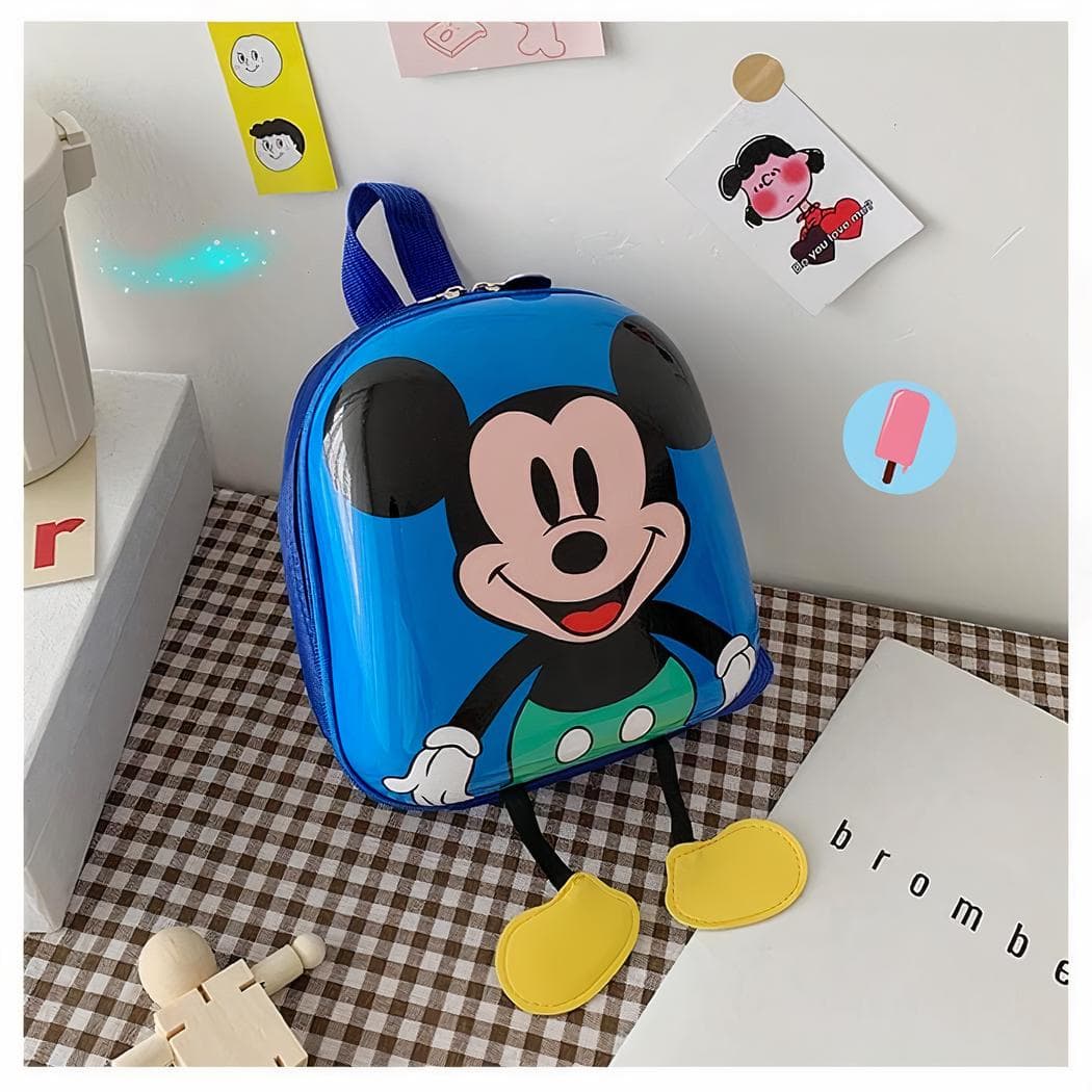 Sac à dos Disney pour enfant Mickey ou Minnie - bleu