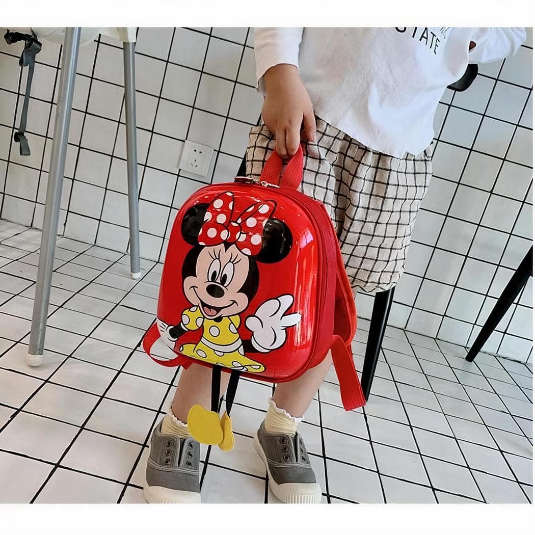Sac à dos Disney pour enfant Mickey ou Minnie - rouge