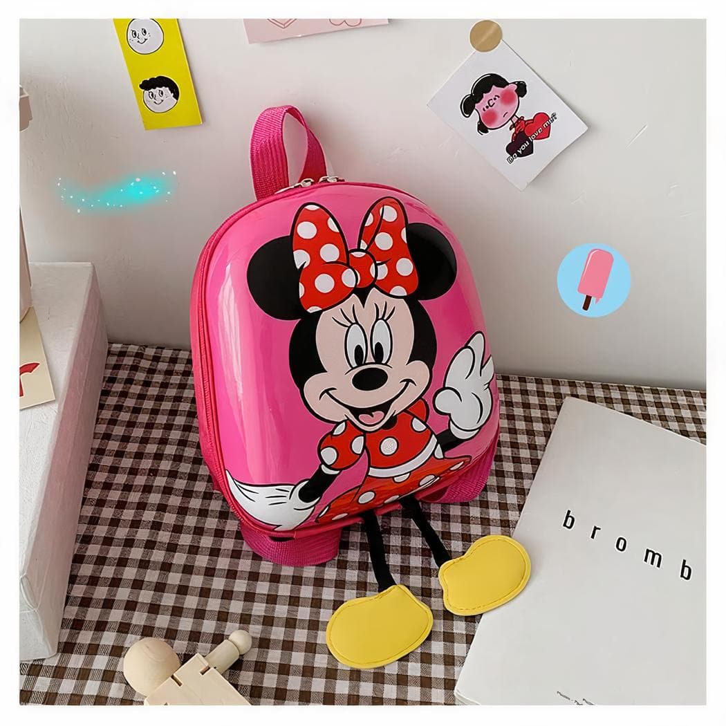 Sac à dos Disney pour enfant Mickey ou Minnie - rose