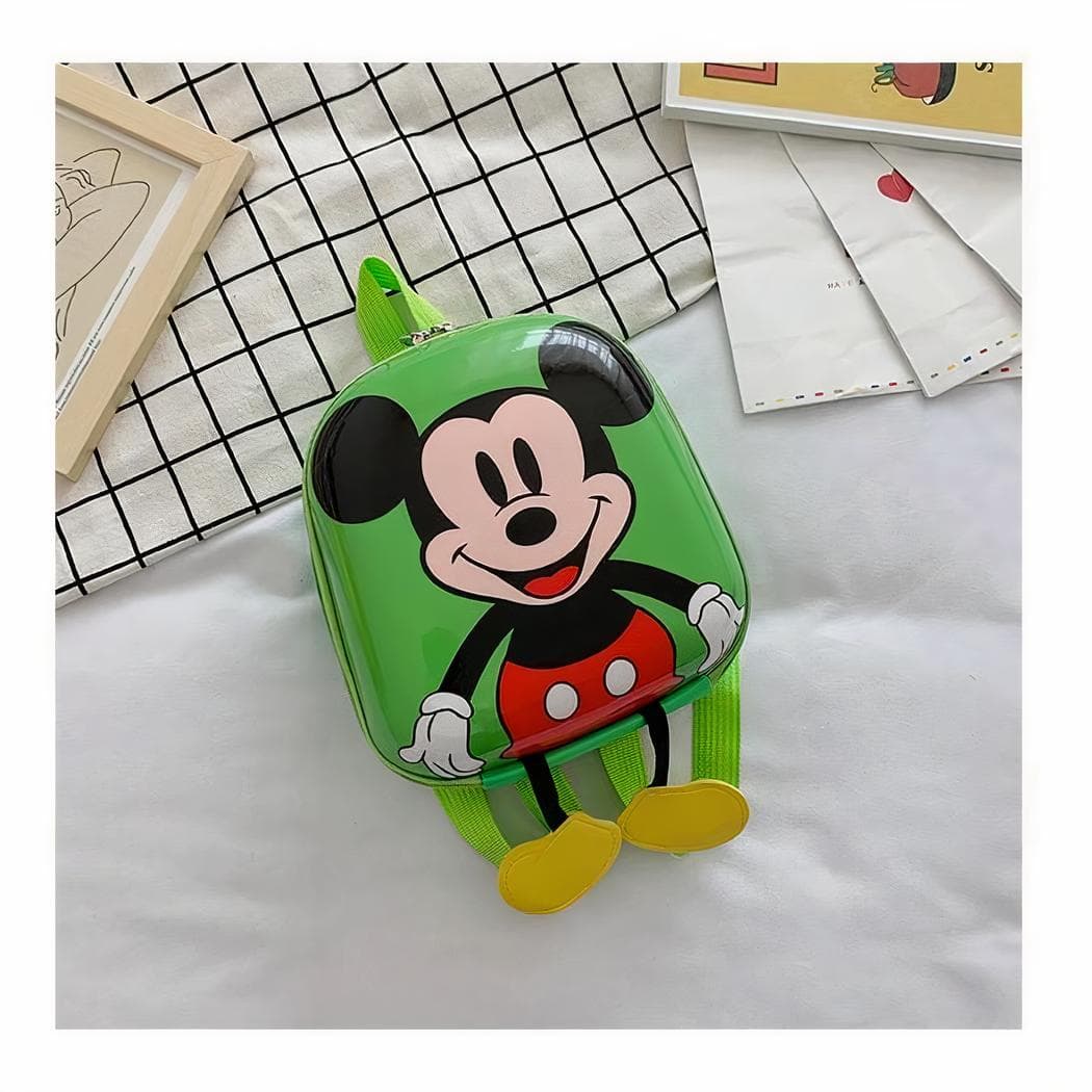 Sac à dos Disney pour enfant Mickey ou Minnie - vert