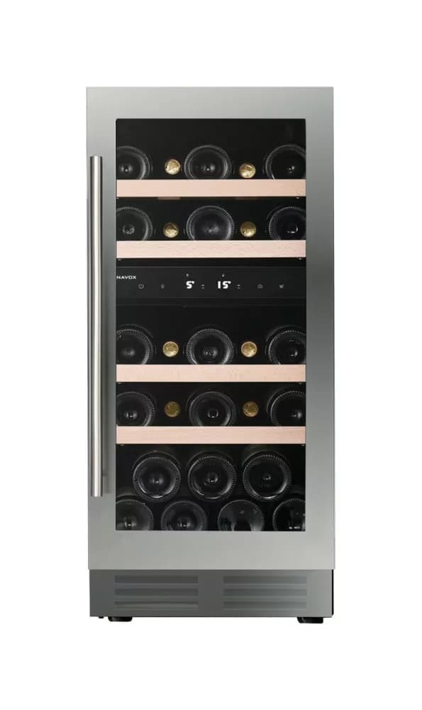 Dunavox UF-32.78DSS Weinkeller cm. 38 - 32 flaschen - edelstahl