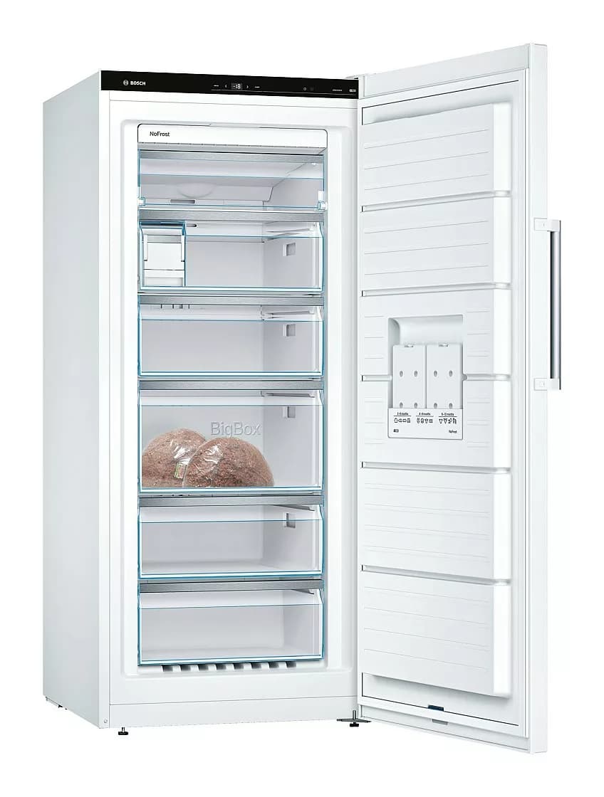 Bosch GSN51AWDV Serie 6 Vertikaler gefrierschrank cm. 70 - std. 161 - lt. 289 - weiß
