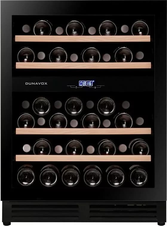 Dunavox UF-45.125DB-TO Weinkeller cm. 59 - 45 flaschen - schwarzes glas