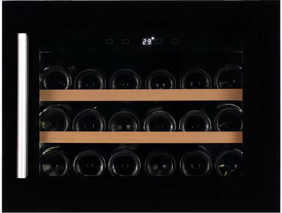 Dunavox VS-18.46B Weinkeller cm. 59 - 18 flaschen - schwarzes glas
