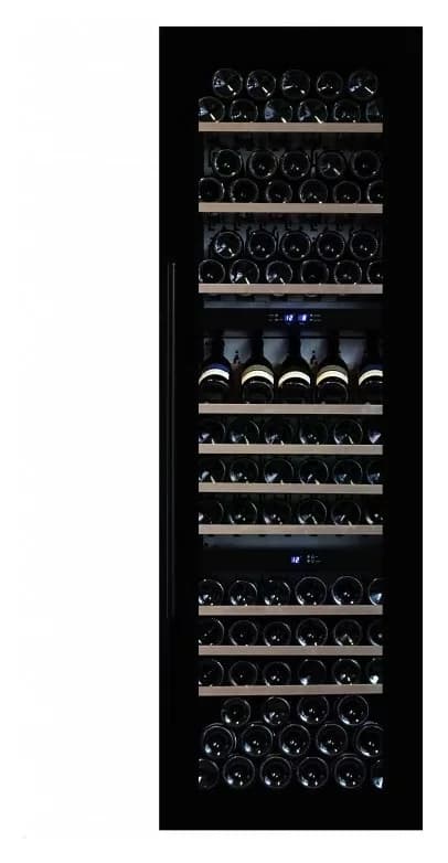 Dunavox -89.246TB Soul-89 Eingebauter weinkeller cm. 59 - 89 flaschen - schwarzes glas