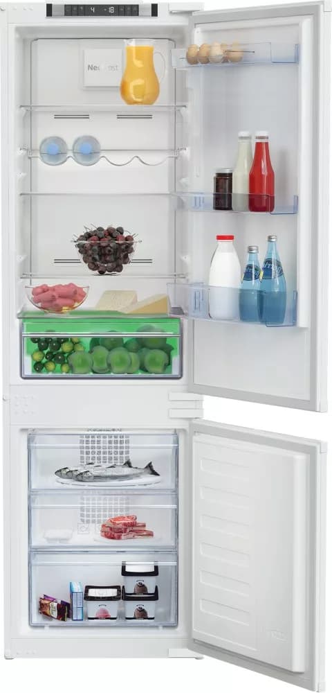 Beko BCNA275E31SN Eingebauter kühlschrank mit gefrierfach cm. 54 h. 178 - lt. 254