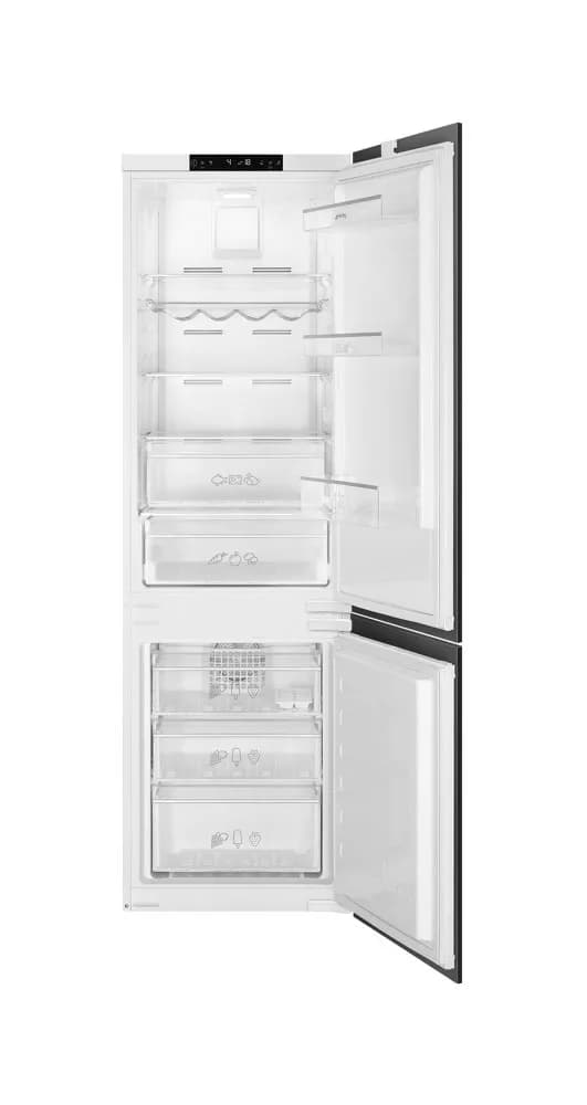 Smeg C8174TNE Kühlschrank mit gefrierfach cm 54 h 178 - lt. 275 - weiß