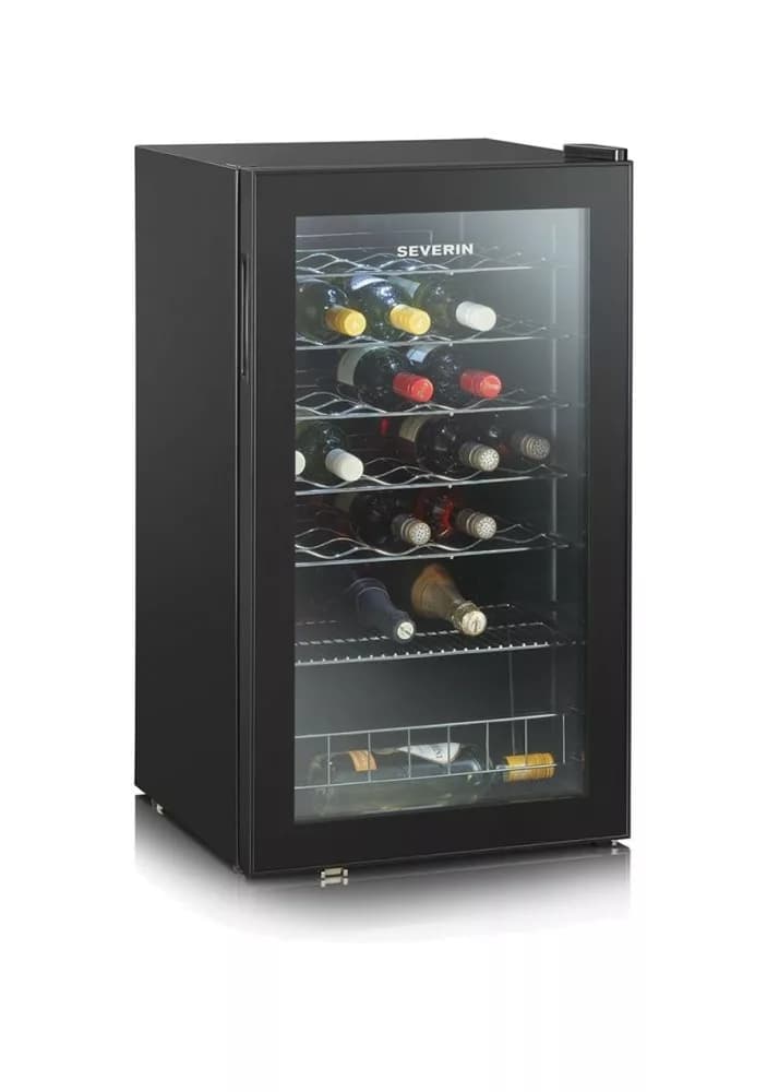 Severin KS 9894 Freistehender weinkeller cm. 48 h 84 - lt. 95 - schwarz