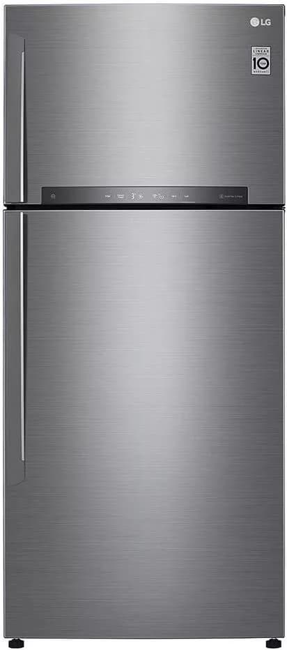 Lg GTB744PZHZD Freistehender kühlschrank mit gefrierfach - cm. 78 h 180 - lt. 506 - premium edelstahl