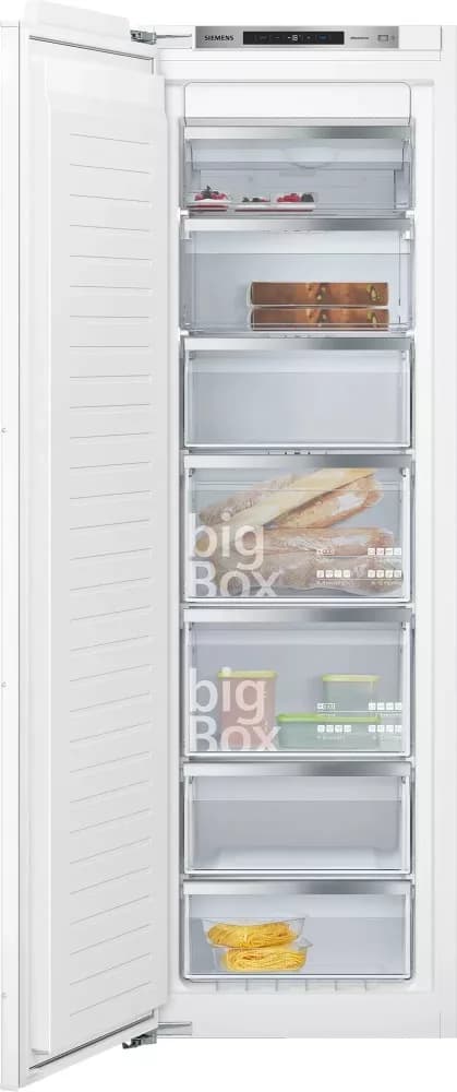 Siemens GI81NAEF0 Iq500 Vertikal eingebauter gefrierschrank cm. 56 h. 177 - lt. 211