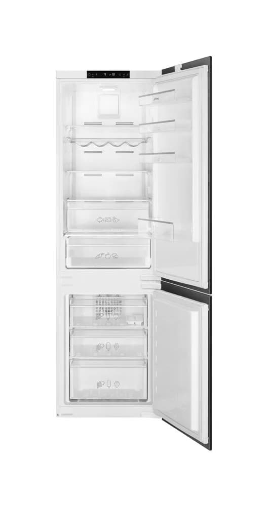 Smeg Design C8175TNE Eingebauter kühlschrank mit gefrierfach cm. 54 h. 178 - lt. 254