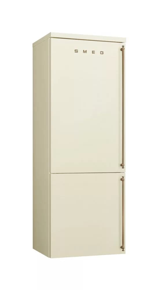 Smeg FA8005LPO5 Coloniale Freistehender kühlschrank mit gefrierfach cm. 70 std. 196 - lt. 481 - sahne