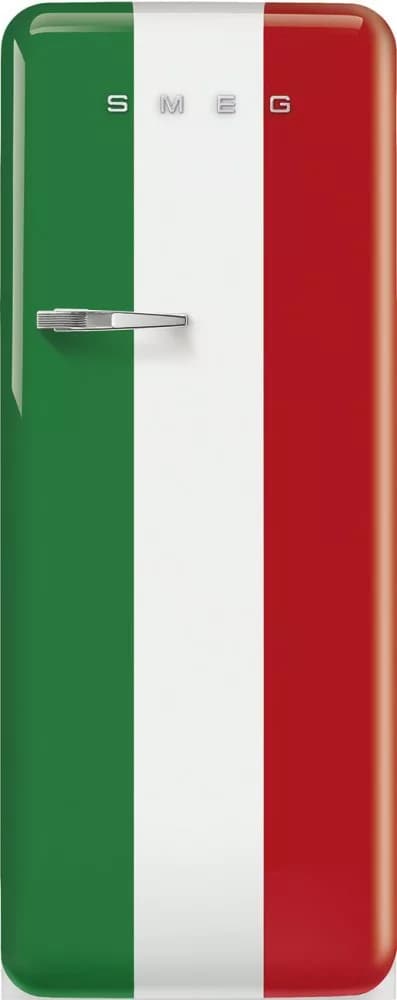 Smeg FAB28RDIT5 50'S Style Freistehender kühlschrank mit gefrierfach cm. 60 h. 153 - lt. 270 - italien flagge