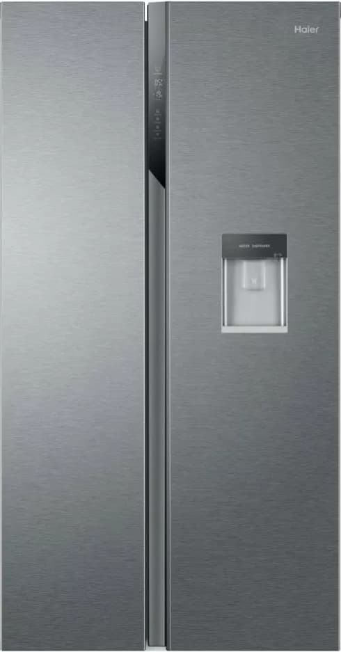 Haier HSR3918EWPG Nebeneinander kühlschrank mit gefrierfach - cm. 91 h 177 - lt. 521 - aluminium