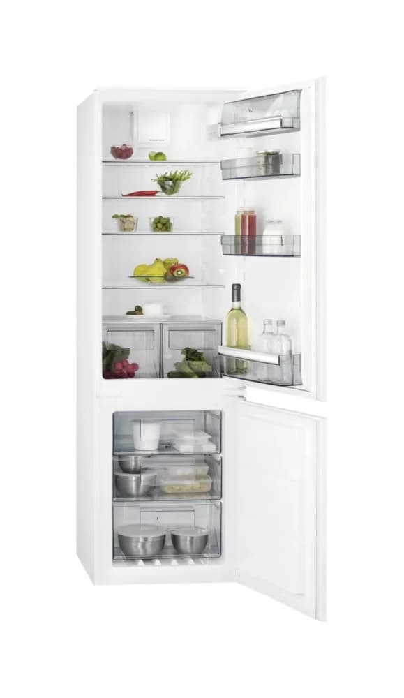Aeg SCB618E6TS Eingebauter kühlschrank mit gefrierfach cm. 54 h. 177 - lt. 254