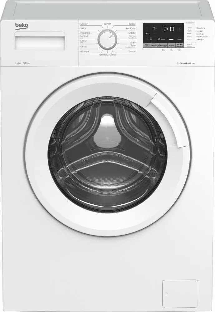 Beko WUX81232WI/IT 60 cm waschmaschine - 8 kg fassungsvermögen - weiß