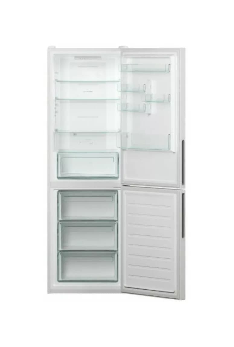 Candy CCE3T618FW Fresco Freistehender kühlschrank mit gefrierfach - cm. 60 std. 185 - lt. 342 - weiß