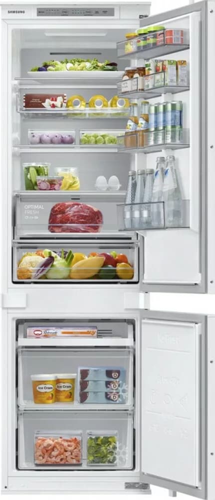 Samsung BRB26705EWW Einbaukühlschrank mit gefrierfach cm. 54 std. 177 - lt. 267