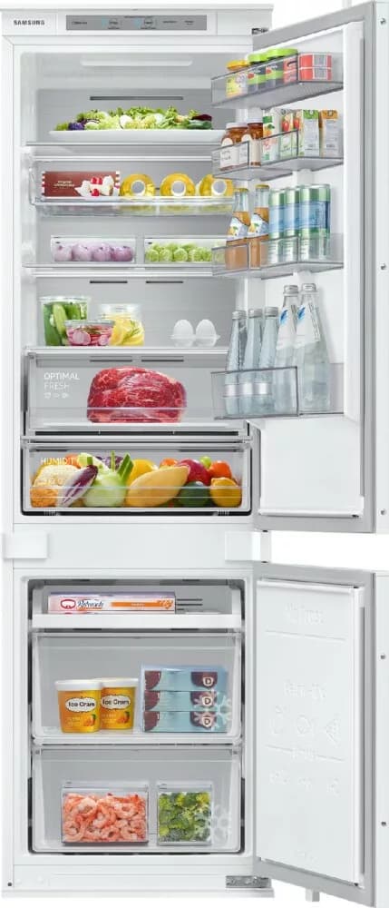 Samsung BRB26705DWW Einbaukühlschrank mit gefrierfach cm. 54 std. 177 - lt. 264