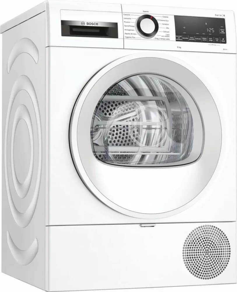 Bosch WQG233D1IT 6 Trockner cm. 60 - kapazität 8 kg - weiß