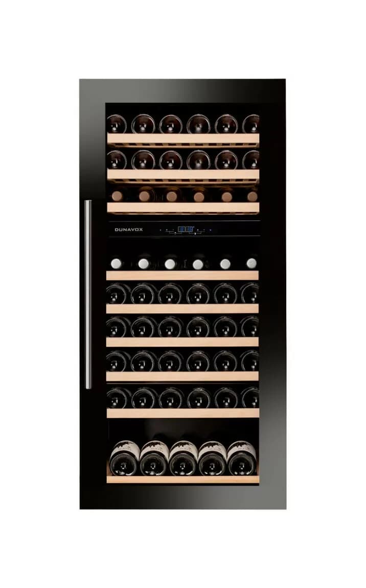 Dunavox VS-72.185DB Soul-72 Eingebauter weinkeller cm. 59 - 72 flaschen - schwarz