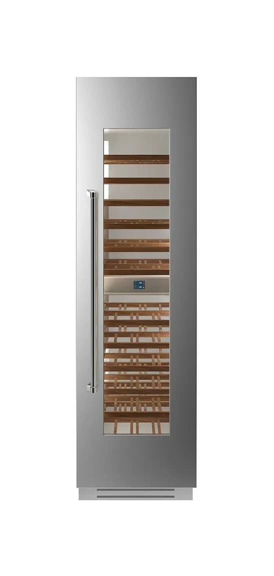 Bertazzoni WC605BRX2T Eingebauter weinkeller cm. 60–80 flaschen – edelstahl (griffe nicht im lieferumfang enthalten)