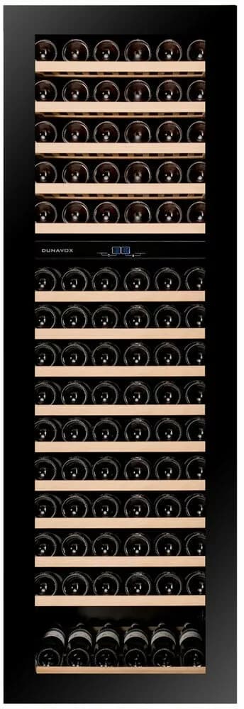 Dunavox VG-114.288DB.TO Glance-114 Eingebauter weinkeller cm. 59 - 114 flaschen - schwarz