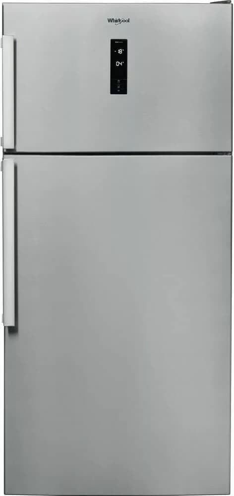 Whirlpool W84TE 72 X2 Freistehender kühlschrank mit gefrierfach cm. 84 std. 186 - lt. 587 - edelstahl