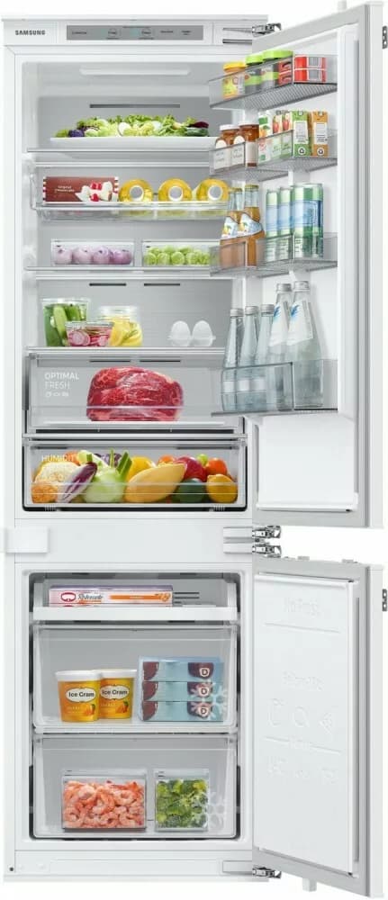 Samsung BRB26715CWW/EF Einbaukühlschrank mit gefrierfach cm. 54 std. 177 - lt. 264