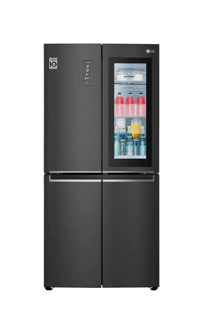Lg GMQ844MC5E Kühlschrank nebeneinander mit gefrierfach - cm. 84 h 179 - lt. 530 - mattschwarzer stahl
