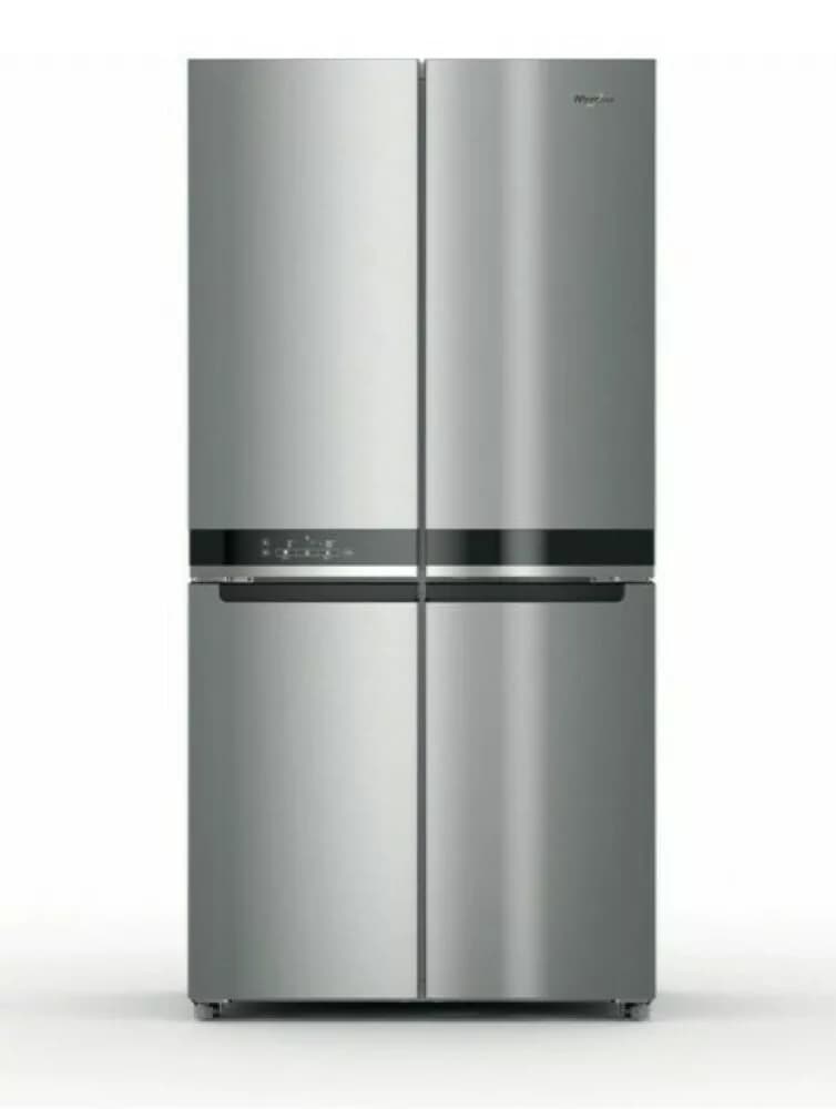 Whirlpool WQ9 U2L Kühlschrank nebeneinander mit gefrierfach - cm. 91 std. 187 - lt. 594 - edelstahl