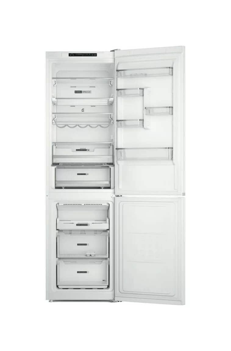 Whirlpool W7X 93A W Freistehender kühlschrank mit gefrierfach 60 cm h. 203 - lt. 367 - weiß