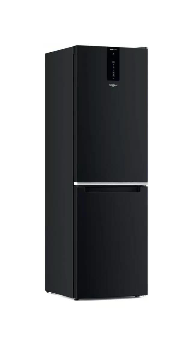 Whirlpool W7X 82O K Freistehender kühlschrank mit gefrierfach 60 cm h. 191 - lt. 335 - schwarz