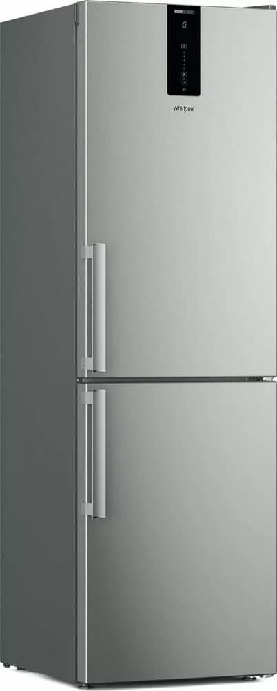Whirlpool W7X 82O OX H Freistehender kühlschrank mit gefrierfach 60 cm h. 191 - lt. 335 - anti-fingerabdruck-edelstahl