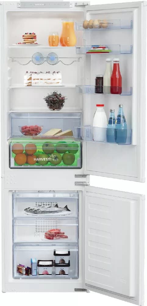 Beko BCHA275E4SN Einbaukühlschrank mit gefrierfach cm. 54 std. 178 - lt. 262 - weiß